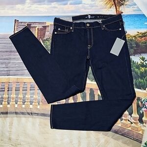 7 For All Mankind Skinny Jeans Size 32‎ NWT
